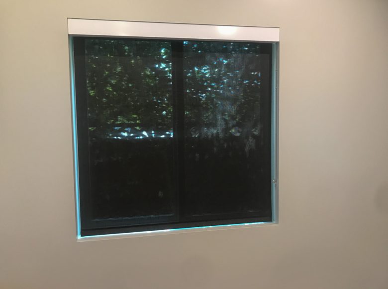 Full tinting of a window for privacy purposes